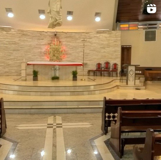 Instagram reel Igreja Dom Bosco 360 graus
